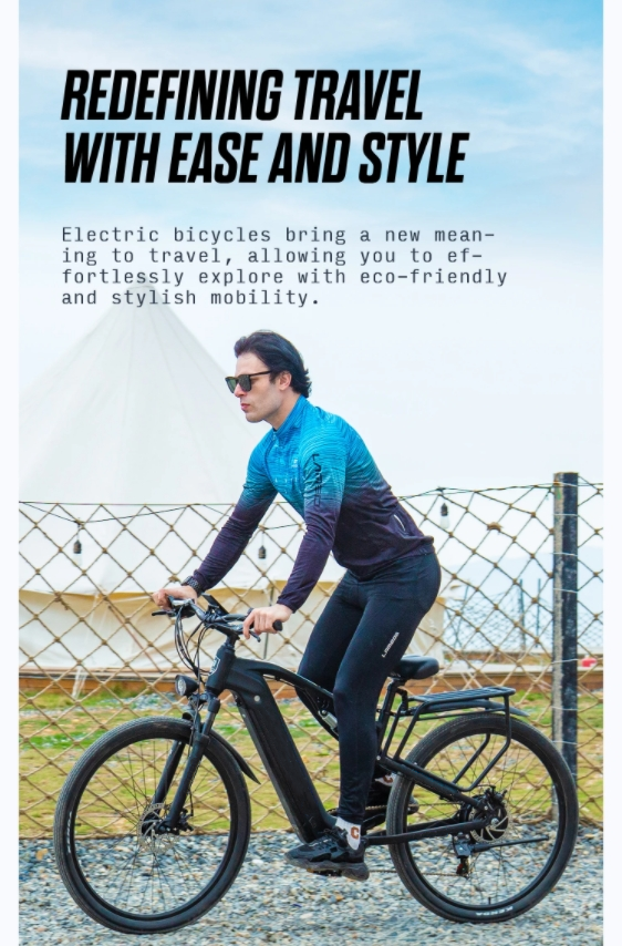 500W 27.5 Inch Electric Mountain Bike Aluminum Alloy Frame Full Suspension Ebike