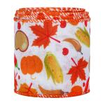 Thanks Giving Day Printed Burlap Ribbon 63mm Personalized Cotton Ribbon