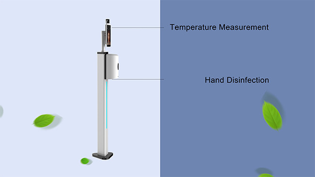 DC 9V 2A Digital Infrared Thermometers Face Recognition Machine