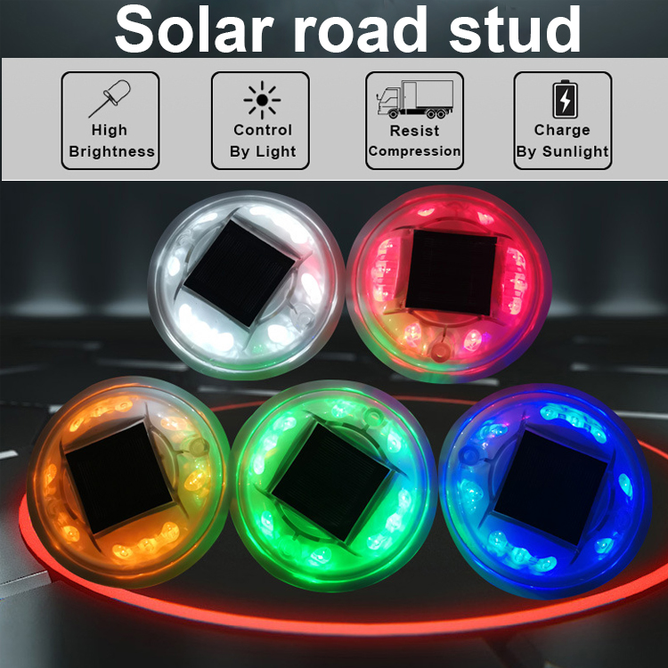 High Visible Cast Aluminum Road Stud for Enhanced Road Safety Measures and Visibility