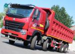 Sinotruk Howo A7 Euro 2 8x4 Dump Truck Heavy Duty 30cbm 50 Tons Payload