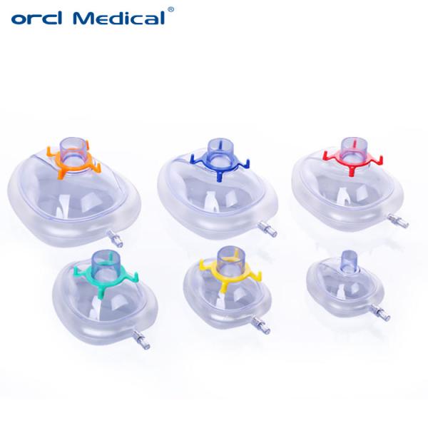 Economy Air Cushion Anaesthetic Face Mask With Inflatable Valve Anaesthetic Mask