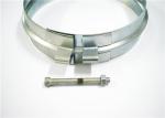 Hydraulic Single Bolt Adjustable Pipe Clamp , Solid Nut Heavy Duty Pipe Clamps