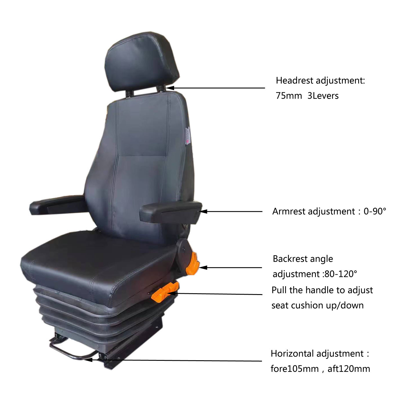 Static Seat Custom Multi-Functional Adjustable Linkage Table Seat Construction Seats