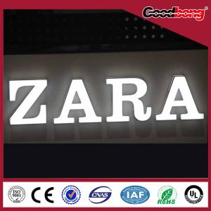 Quality arcylic vacuum forming chorme metal Channel Alphabet Letter Sign wholesale