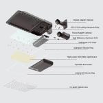 Die-cast Aluminum Alloy Housing 50w 60w 80w 100w Led Street Light with Optional