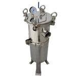 62KG Stainless Steel Bag Filter Housing for Construction Works and Filtration 2"