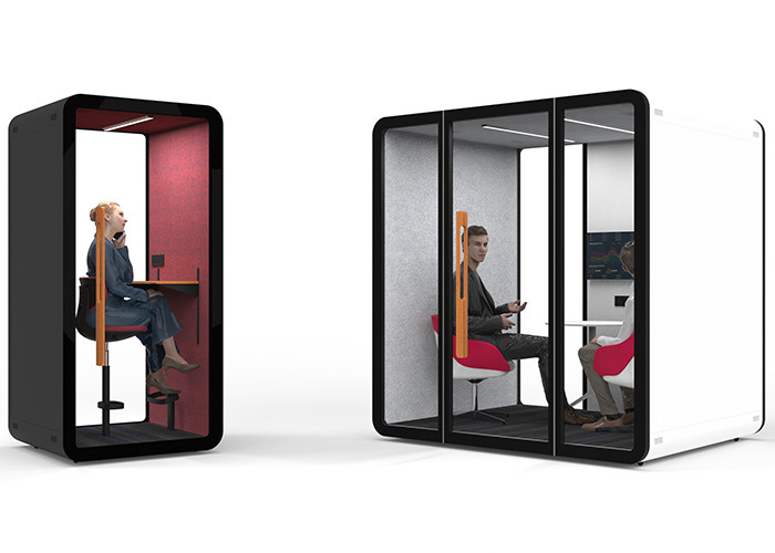 Double Glazed Super Box Office Working Pods S Size With Wooden Handle