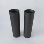 1000mm Length Black Chimney Pipe Single Wall Flue 316 Grade Stainless Steel