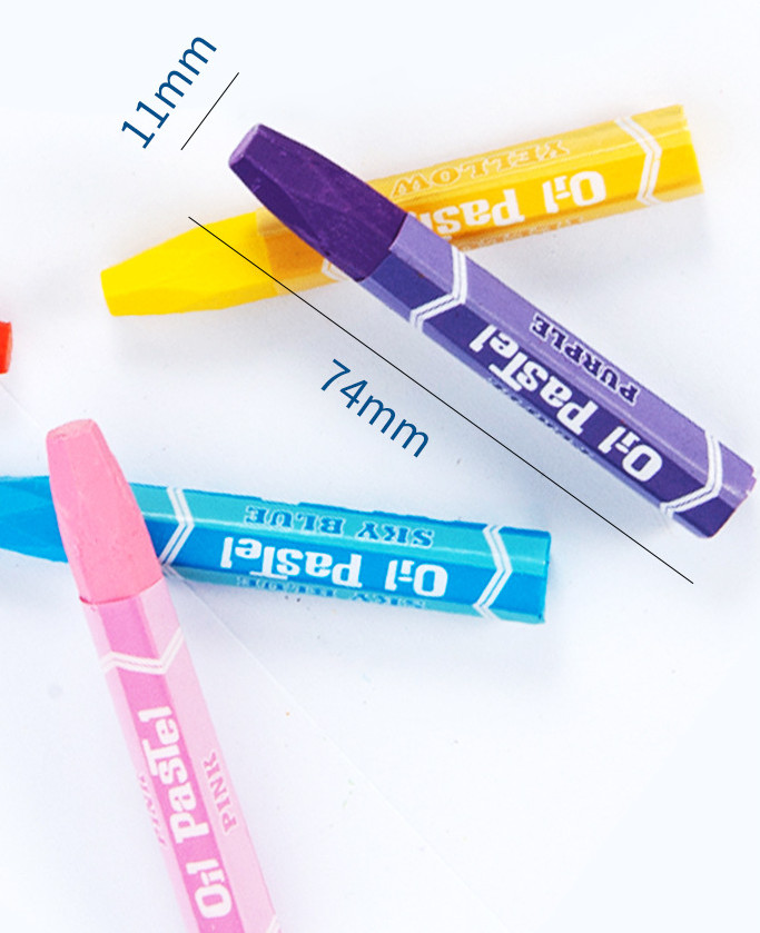 Non-toxic 8 , 12, 24, 48 Colors Oil Paint Sticks Washable Water soluable for Kids Stationery Painting Supplies OEM ODM