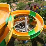 Fiberglass Swimming Pool Spiral Water Slide For Amusement Park