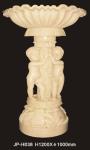 Hand Carved Sandstone Flower Pots Customizable Lightweight