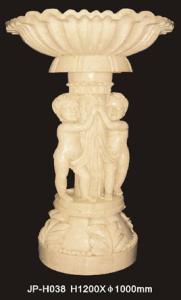 Quality Hand Carved Sandstone Flower Pots Customizable Lightweight wholesale