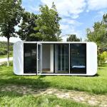 Customizable Apple Cabin House Luxury Modern Container House Steel Frame