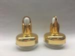 20ml Essential Oil Glass Bottles With Gold Shoulder Collar Basket