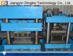 Crash Barrier Roll Forming Machine Highway Guardrail With Hydraulic Post Cutting