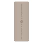 Factory Custom Non Slip Eco Friendly Fitness Printed PU Rubber Yoga Pilates Mat