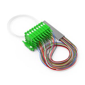 Quality FTTH PLC Fiber Optic Splitter With 0.9mm Loose Tube G657A wholesale