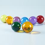 120g Resin Ball Clear Transparent Play Juggling Balls