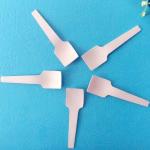 Restaurants Spoon Fork Knife Mini Wood Spoons For Ice Cream Individual Packing