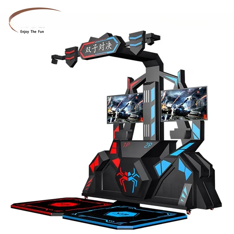 Two Players Virtual Reality Shooting Game Machine 9D Arena Multiplayer VR Shooting