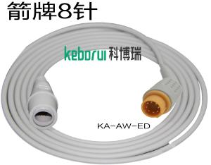 Quality Patient monitor cables compatible Arrow monitor to Edwards transducer IBP adapter cable wholesale