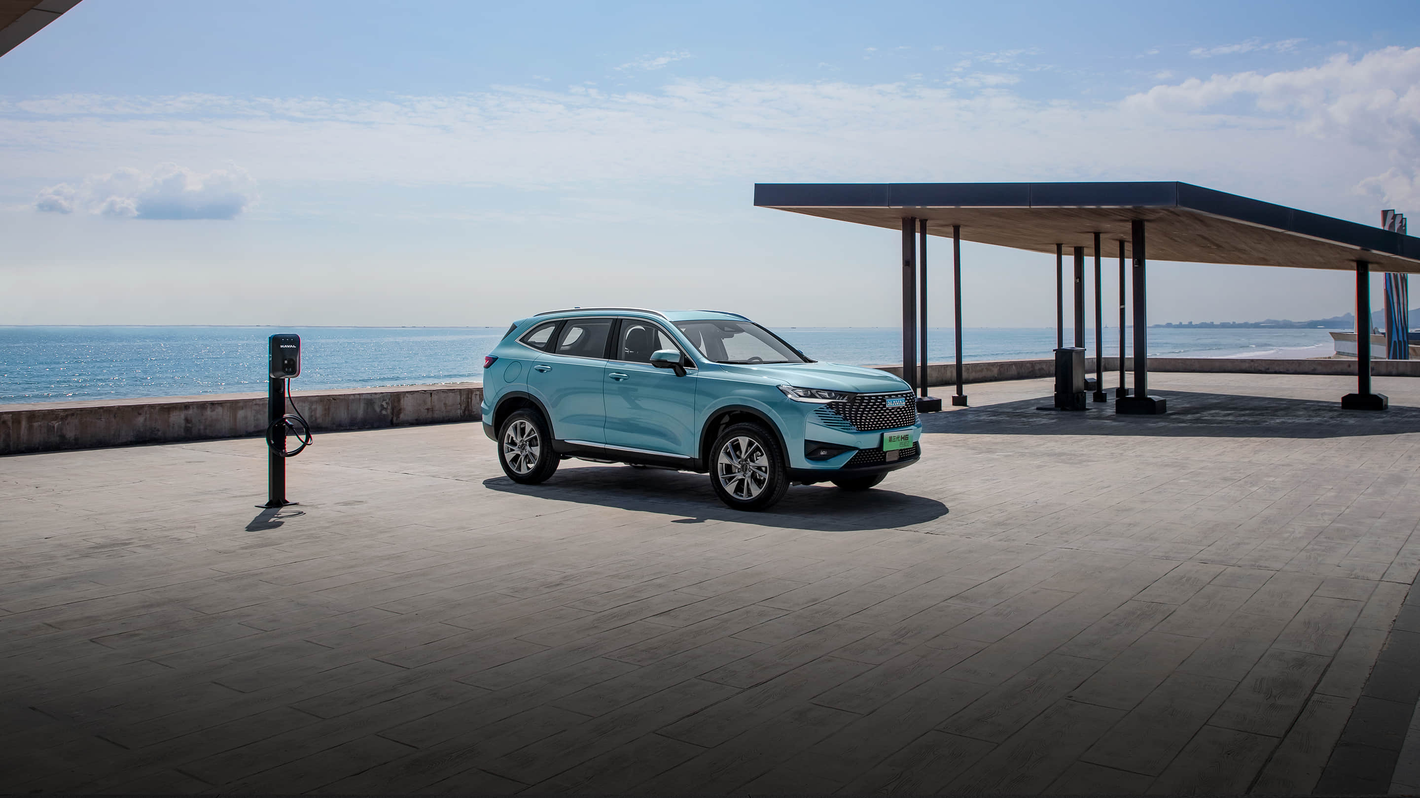 H6 Gasoline SUV Used Cars Hybrid Electric Car With 5 Door 5 Seat Body Structure