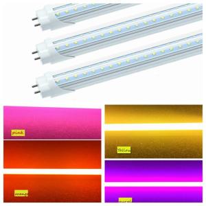 Quality Alumimum PC Cover RGBW T8 LED Tube Light 2ft 60cm 9w IP 44 Indoor Lighting wholesale