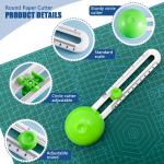 DIY Crafts Mini Rotary Circle Cutter Trimmer For Plastic and Metal Materials 22