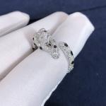 Car Tier High Quality 18K White Gold Ring Jewelry Natural Diamond Engagement