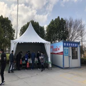 Quality Portable Pagoda Event Tent / Stable Frame Trade Show Canopy Tent wholesale
