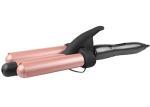 Ceramic 78W Three Barrel Hair Waver , 1 Inch Curling Iron Wand