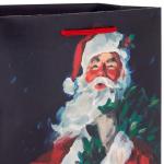 Christmas Gift Paper Bag For Decorative Party Bolsa De Navidad With Hand Length