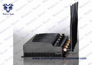 Quality Black Cover Wifi Signal Jammer Easy Carrying Large Jamming Range 40 Meters wholesale