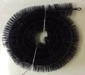 Quality Black Bristle Color Gutter Cleaning Brush 4m Rolls 100mm OD For Gutter Protection wholesale