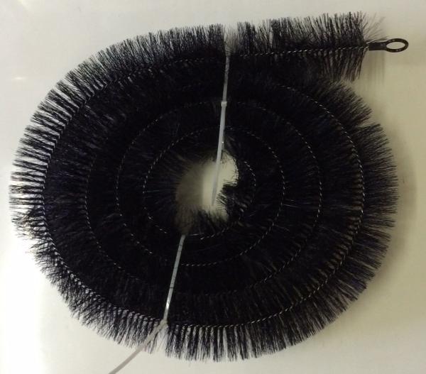 Black Bristle Color Gutter Cleaning Brush 4m Rolls 100mm OD For Gutter