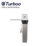 Three Arms Waist High Turnstile Automatic Reset 304 Stainless Steel