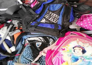 Quality Mixed Size Used School Bags Colorful Holitex For All Seasons Health Certified wholesale