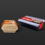 230gsm Eco Friendly Fast Food Packaging Pantone Color Food Packing Paper Bag