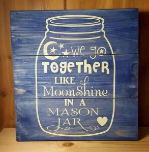 Quality Wedding / Restaurant Wooden Plaque Signs UV Painting Technique Long Life Span wholesale
