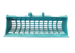 Quality Durable Excavator Screening Bucket , Skeleton Rock Bucket Construction Attachments for grab rock under water wholesale