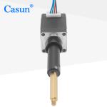 Black Micro Linear Step Motor Nema 8 Linear Actuator Lead Stroke 27.05mm For