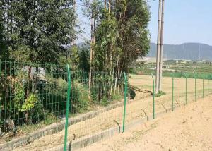 Quality Powder Coated Curved Welded Wire Mesh Fence Perimeter Garden Fence wholesale