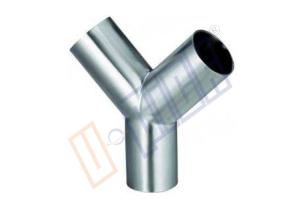 Quality Y Style Welding 304 Stainless Steel Pipe Fittings For Pipeline Connection wholesale