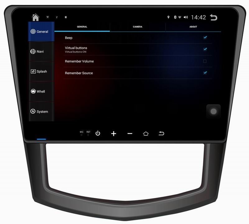 Ouchuangbo car radio dvd stereo Android 4.4 for SGMW Macro Light S with Quad Core 16G HD 1024*600 3g wifi bluetooth