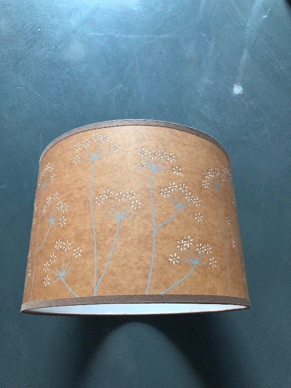Laser Cut Dragonfly Drum Cylinder Lamp Shade PVC Lighting