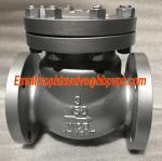150LB WCB ANSI flanged metal seal check valve