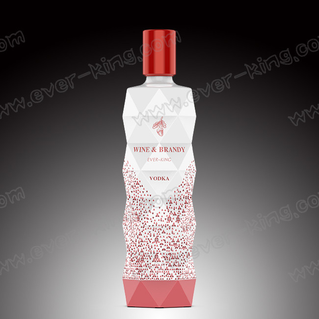 Custom Label New Matte Blue 70cl Empty Glass Bottle For Vodka Liquor