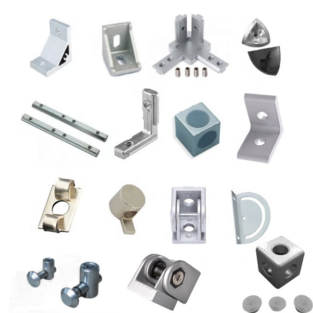 Nicket Steel Aluminium Profile Connectors for building