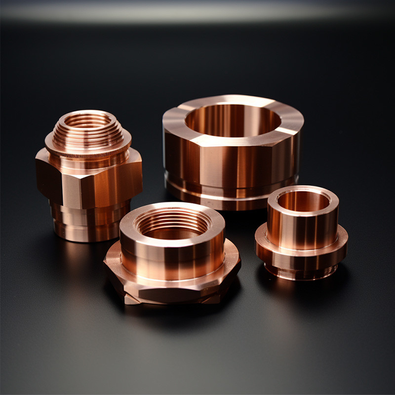 Custom CNC Turning Services CNC Machining Mini Copper Parts